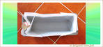 Tapisser ou Chemiser un Moule Rectangulaire -- 30/01/11